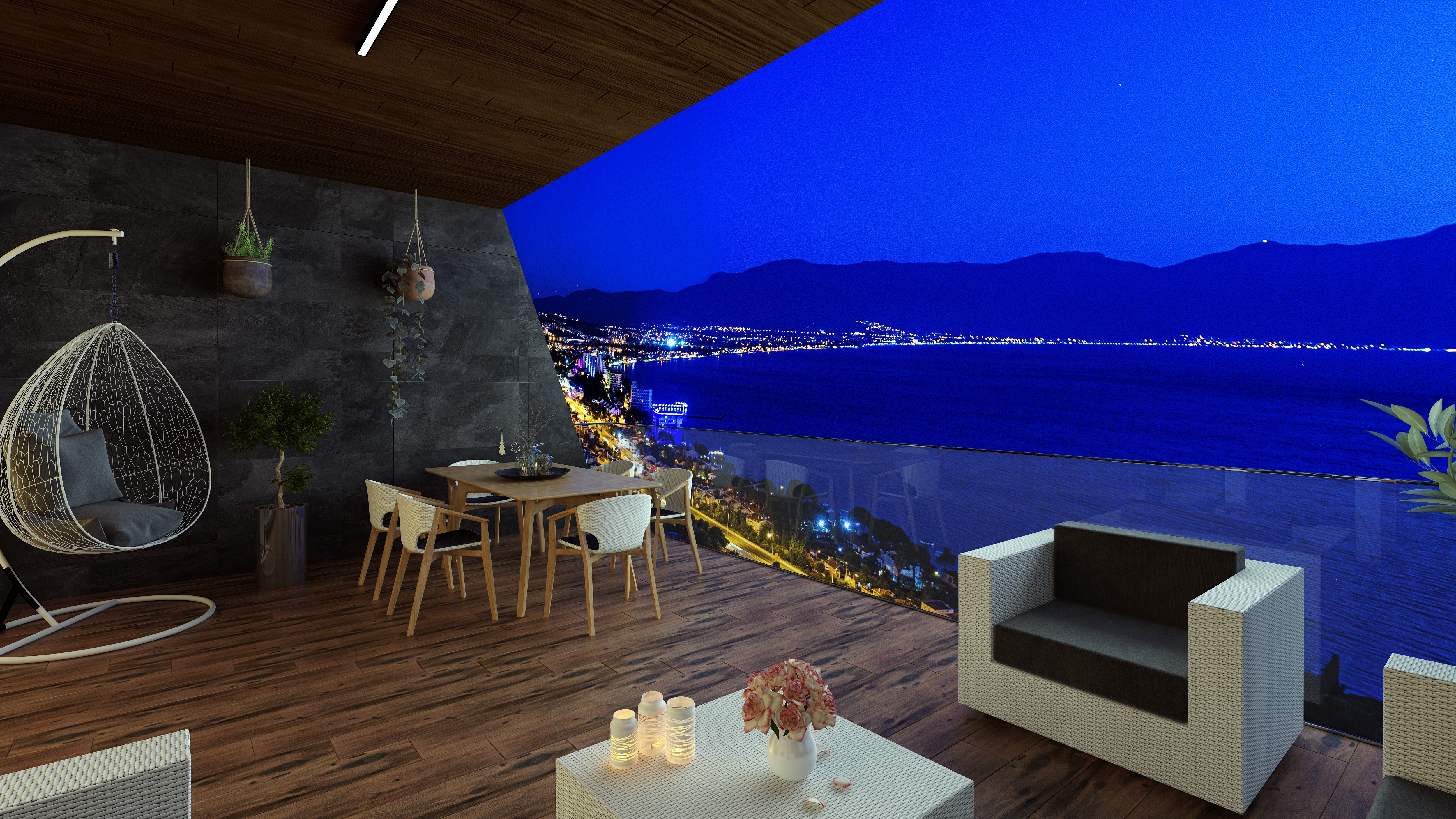 Muhteşem long beach deniz manzarası Kuşadası merkezde!!!