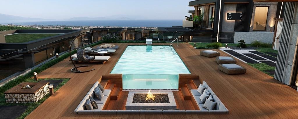 Muhteşem Deniz Manzaralı Eşsiz Modern Tasarım Villalar!!!